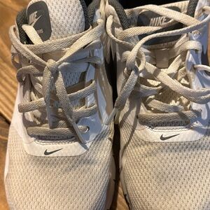 Nike Cream and Gray Athletic Shoes